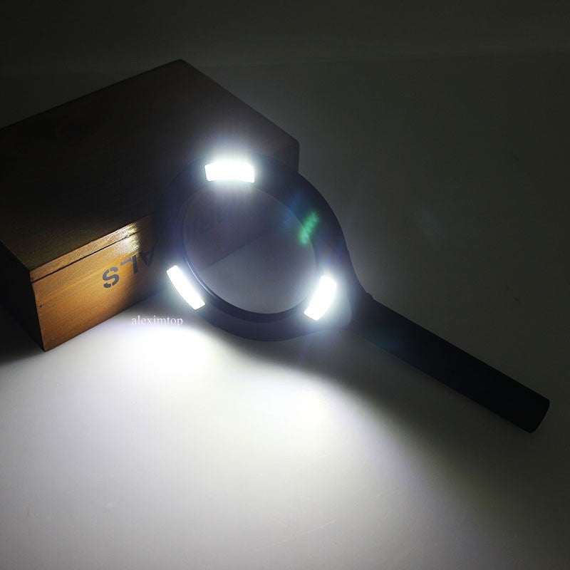 Lupa de mana 3 led COB 3W-250 Lumeni