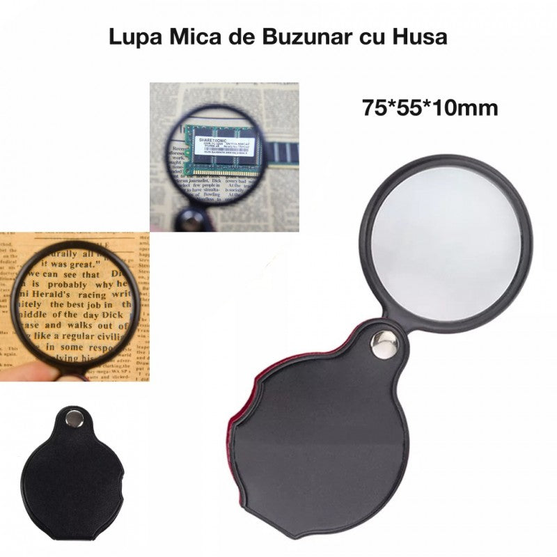 Lupa de Mana cu Husa