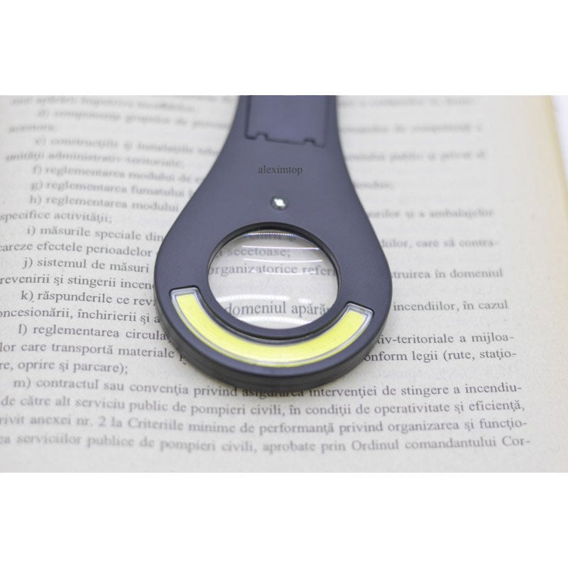 Lupa de Mana, cu Led COB + Violet