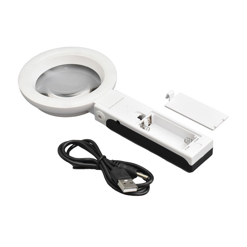 Lupa de Marit 8x65mm cu Lumina, Suport si Alimentare / TH-7020B