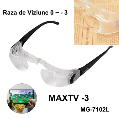 Lupa Ochelari - 3 Max Tv 7102J