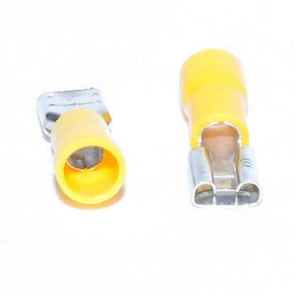 Papuc Electric Galben Mama 6,3mm ,100buc/set