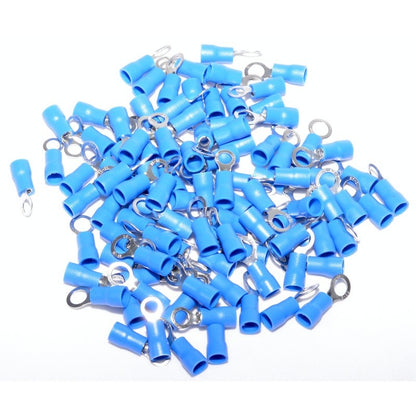 Papuc Electric Izolat Albastru tip Inel ø 5mm ,100B/Set