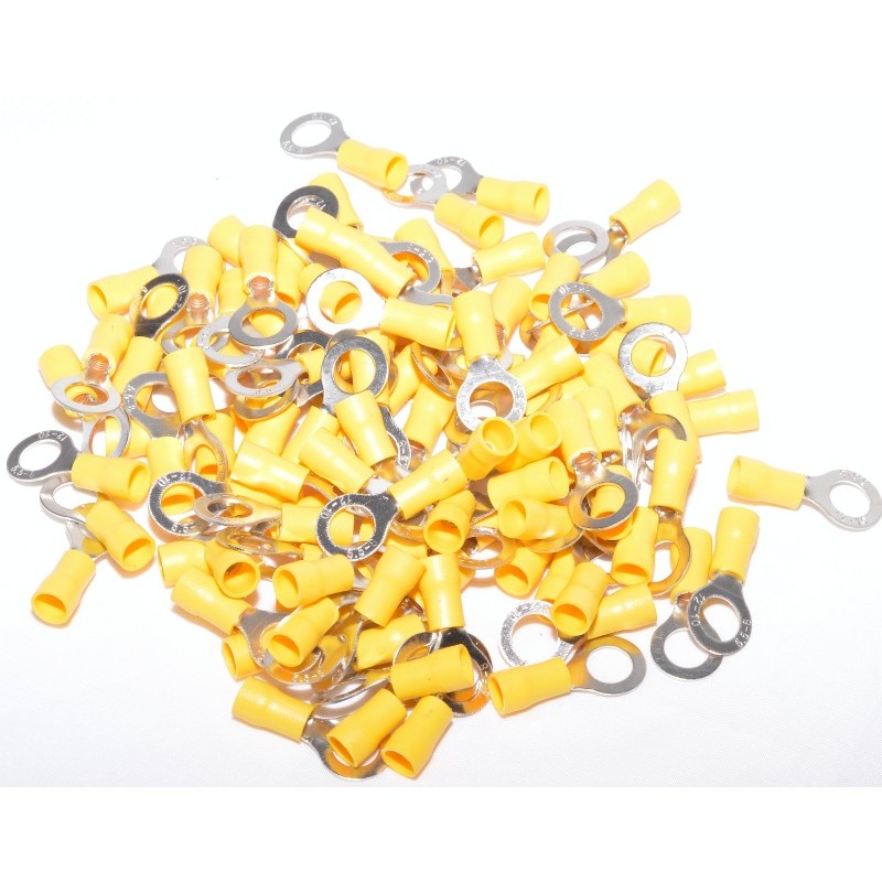 Papuc Electric Izolat Galben tip Inel ø 8mm,100B/Set