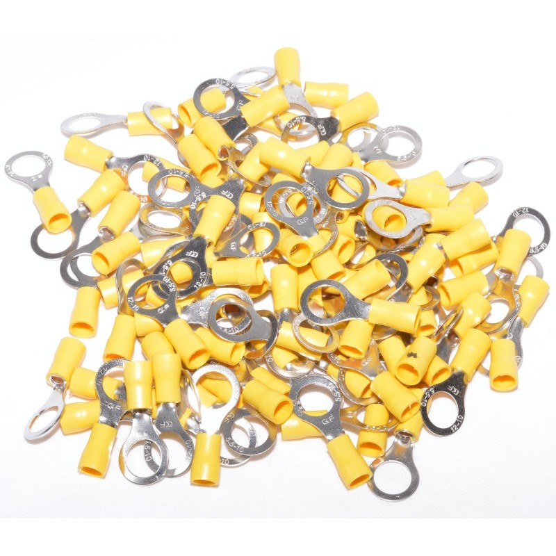 Papuc Electric Izolat Galben tip Inel ø10mm,100B/Set