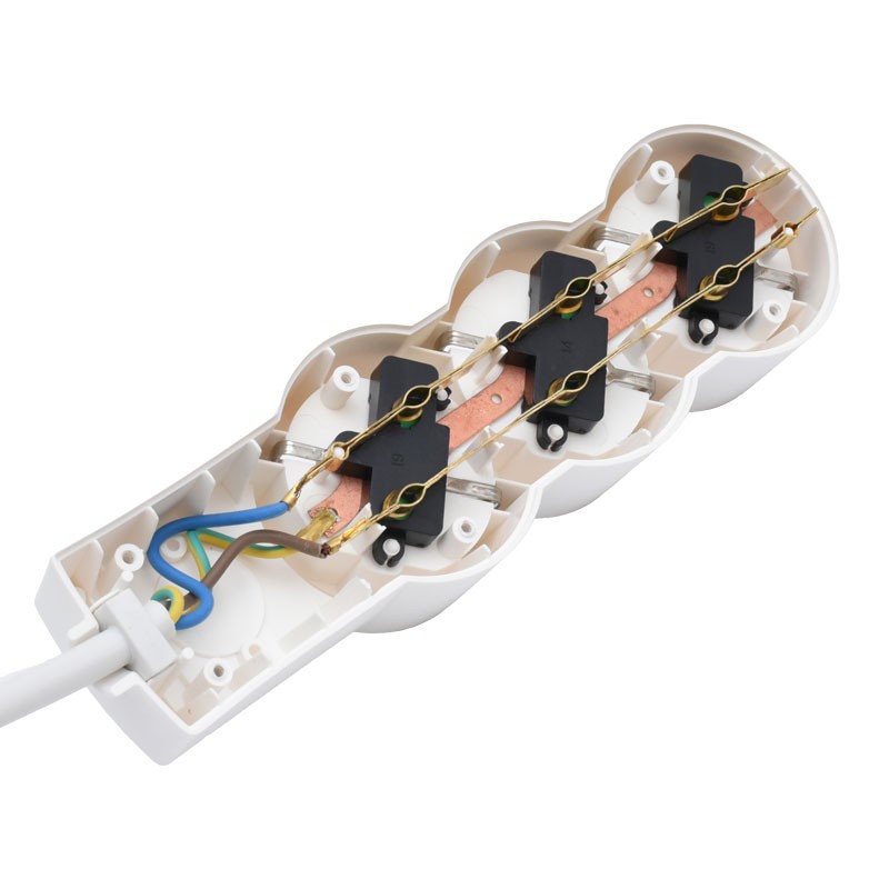 Prelungitor Electric 3 Prize si Protectie Copii, Cablu 3x1mm / 1,5m