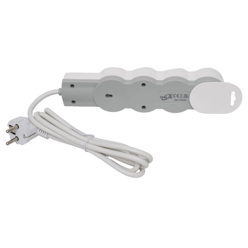 Prelungitor Electric cu Intrerupator, 3 Prize si Protectie Copii, Cablu 3x1mm / 5m