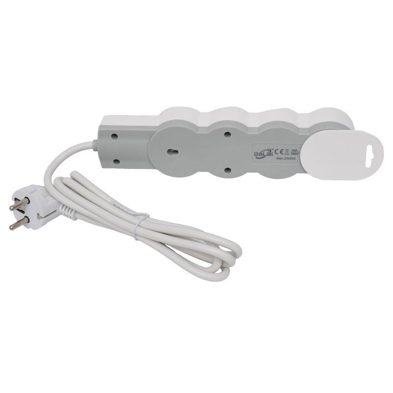 Prelungitor Electric cu Intrerupator, 4 Prize si Protectie Copii, Cablu 3x1mm / 3m