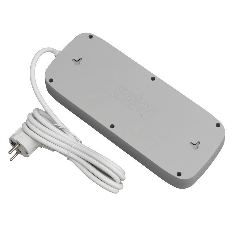 Prelungitor Multifunctional 8 prize - 2m cu 3 x USB 2,1A - 2 x PD si Intrerupator