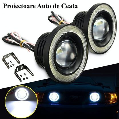 Proiector Auto cu Led 10W/76mm/3200Lm