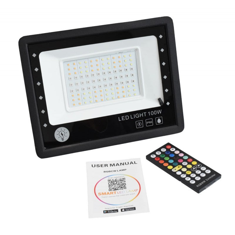 Proiector Smart RGBCW 60W cu Bluetooth și Telecomanda
