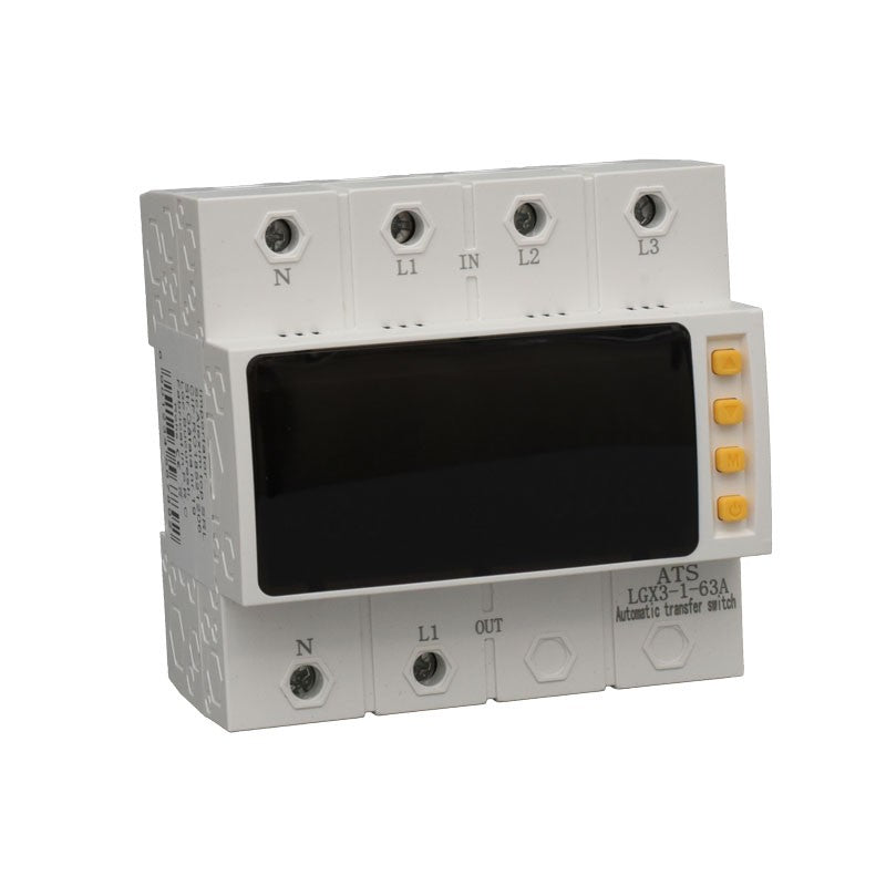 Protector Automat Trifazat 63A - ATS, Comutator Automat de Transfer cu Faza Prioritara / LGX3-1-63A