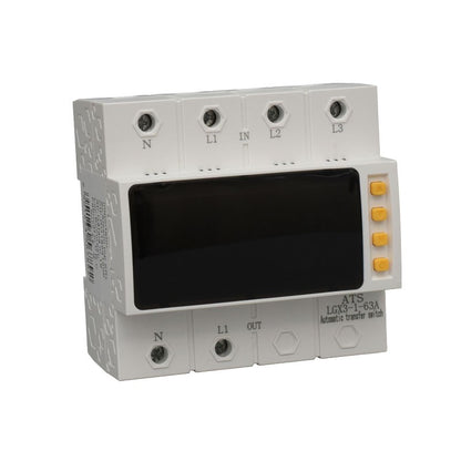 Protector Automat Trifazat 63A - ATS, Comutator Automat de Transfer cu Faza Prioritara / LGX3-1-63A