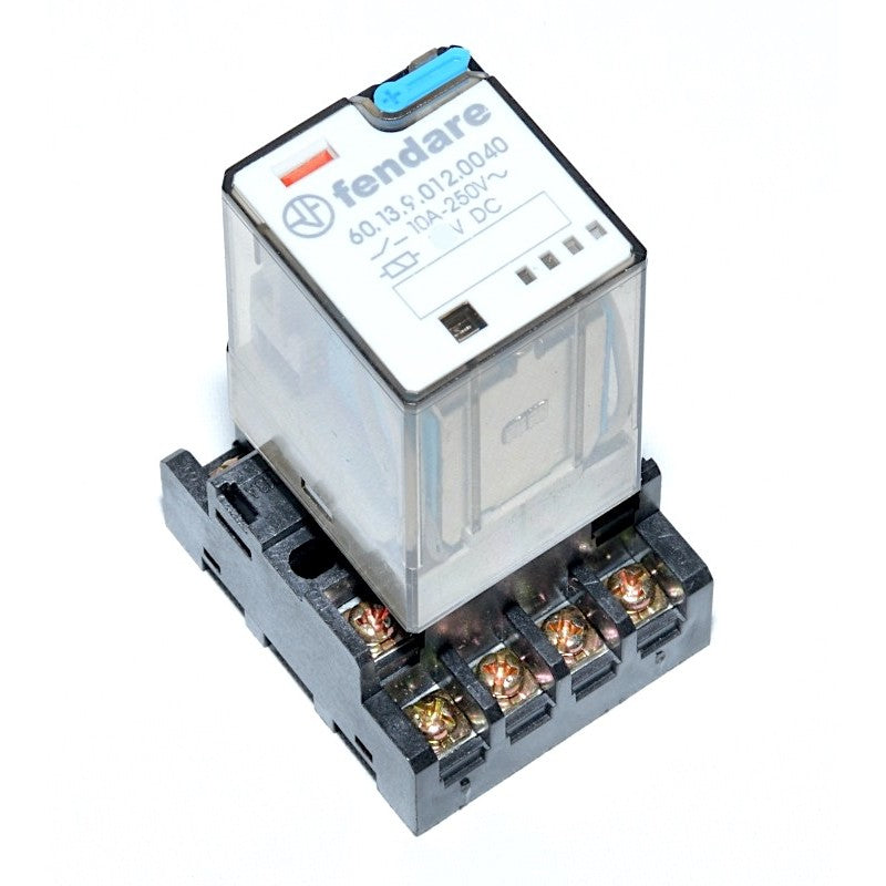 Releu Industrial 12V-DC/11P cu soclu