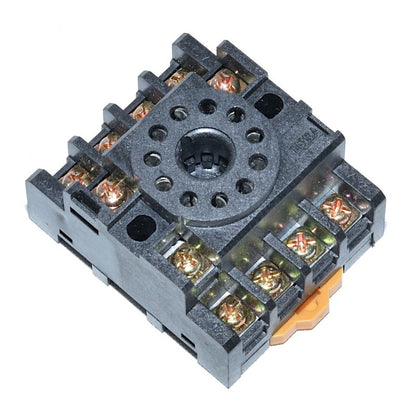 Releu Industrial 12V-DC/11P cu soclu
