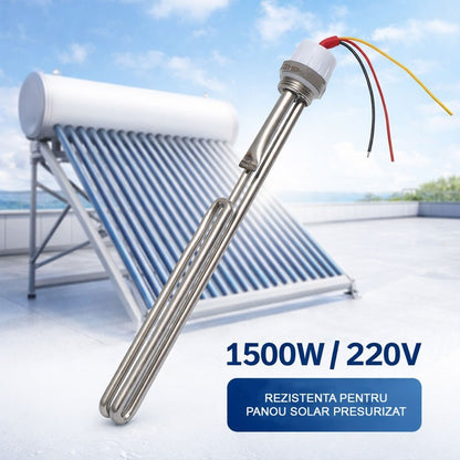 Rezistenta electrica 1500W 220V AC pentru panou solar presurizat cu boiler