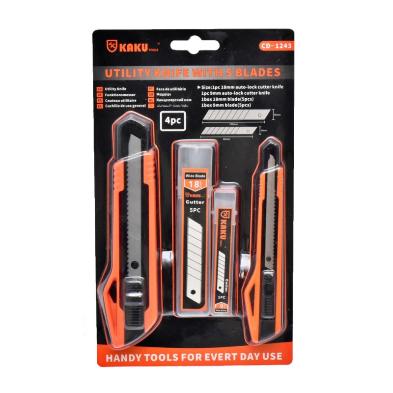 Set Cutter 4 Piese, 2 Cutter + 2 Set Rezerve