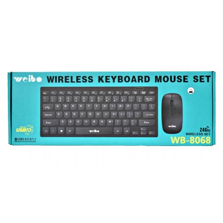 Set Tastatura cu Mouse Wireless WB-8068