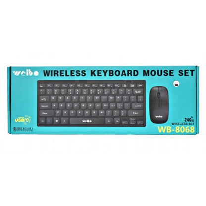 Set Tastatura cu Mouse Wireless WB-8068