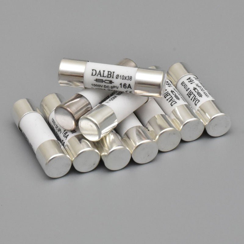 Siguranta Fuzibila Fotovoltaica 16A / 1000V DC - Ø10x38mm - 10Buc/Set