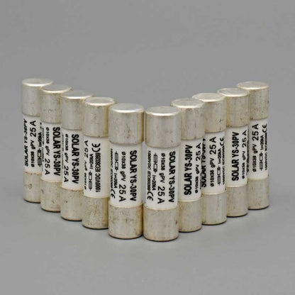 Siguranta Fuzibila Fotovoltaica 25A / 1000V DC - Ø10x38mm - 10Buc/Set