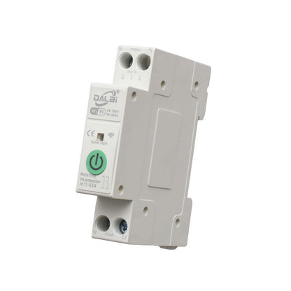 Siguranta Inteligenta Wi-fi, 1-63A, 1P+N Monitorizare Energie, Protectie Subtensiune, Supratensiune - TUYA SigMesh / ZigBee