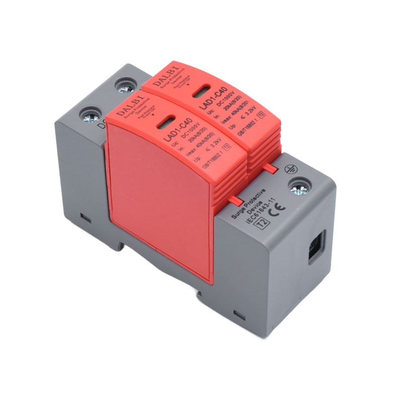 Siguranta pentru Sisteme Fotovoltaice DC 1000V / LAD1-C40 Descarcator de Supratensiune
