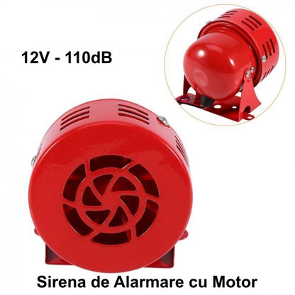 Sirena Alarmare cu Motor 12VDC / MS-190