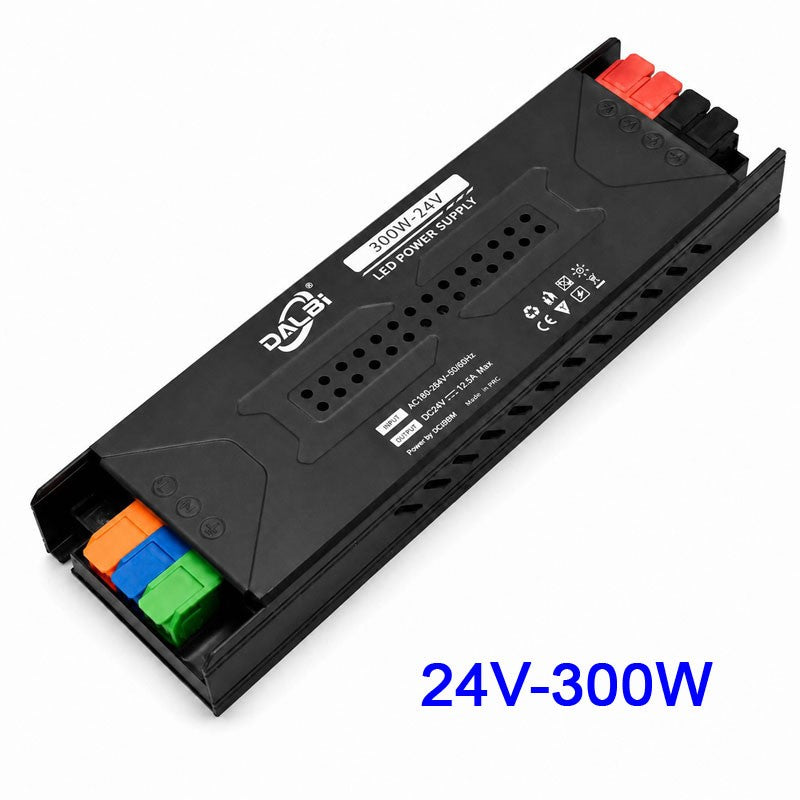 Sursa Alimentare LED 24V 300W 12.5A Slim cu Conectare Rapida Push