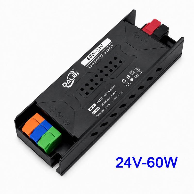 Sursa Alimentare LED 24V 60W 2.5A Slim cu Conectare Rapida Push-In