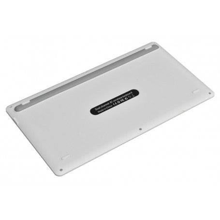Tastatura Alba Mini Slim cu Bluetooth si Suport Tableta & Telefon / AS-199