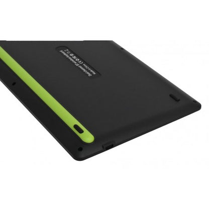 Tastatura Neagra Mini Slim cu Bluetooth si Suport Tableta & Telefon / AS-199
