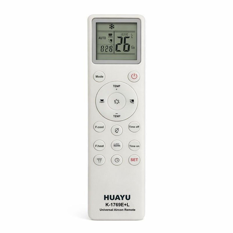 Telecomandă Universală Aer Condiționat HUAYU K-1769E-L Compatibilă cu Peste 1000 de Modele AC