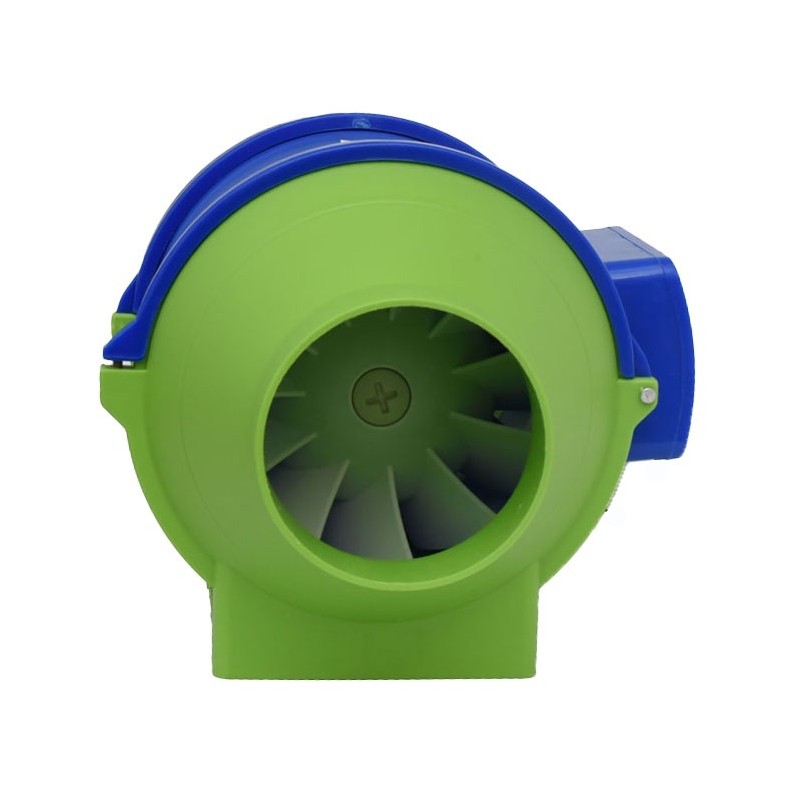 Ventilator Booster Bidirectional 4'' (100mm), 30W, 390m3/h, Telecomanda - Montaj pe Tubulatura HZ-100H